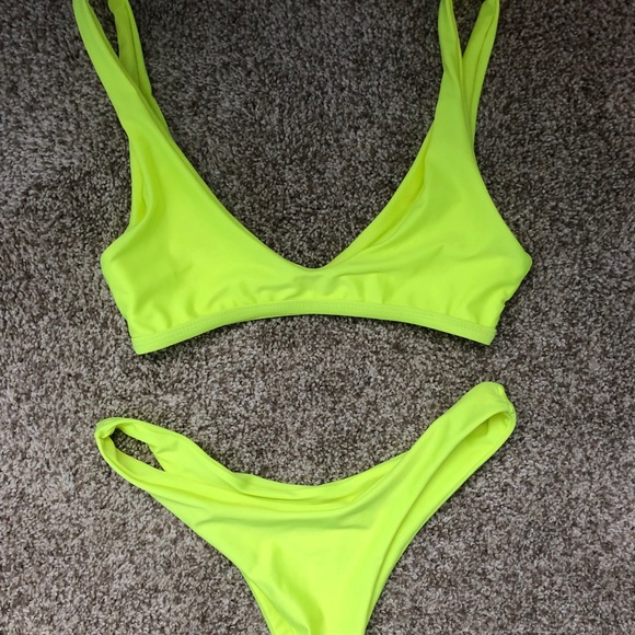 Zaful Other - Neon yellow, cheeky, bikini from ZAFUL !